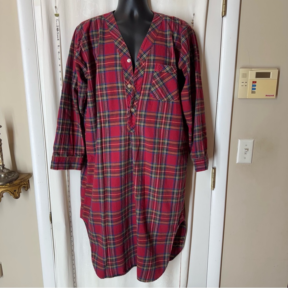 Vintage L.L. Bean Flannel Men's Nightshirt